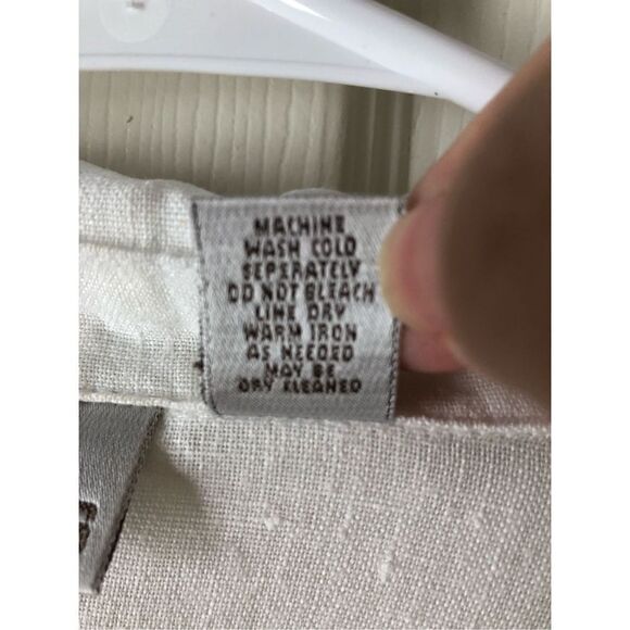 Chico’s Linen Shacket Size 3 - Picture 5 of 14